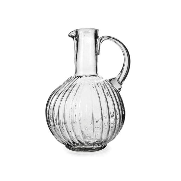 Serving Pitchers & Carafes - Clear Glass Carafe with Mug