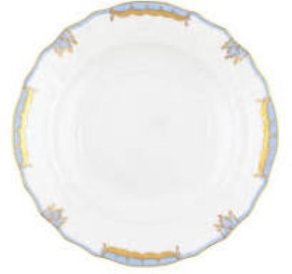 Herend Princess Victoria Light Blue Dinner Plate