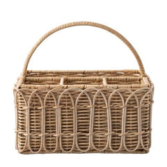 Juliska Rattan Silverware Caddy