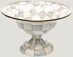 Mackenzie Child Sterling Check Large Compote