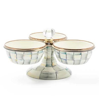 Mackenzie Childs Triplicity Server - Sterling