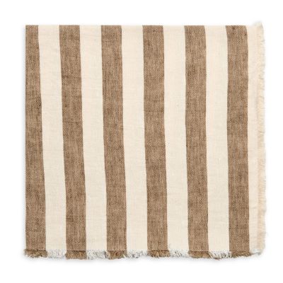 Deborah Rhodes Awning Stripe Napkin - Dust