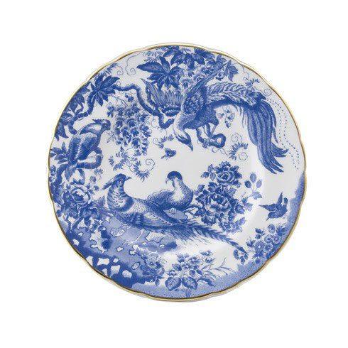 Royal Crown Derby Aves Blue Dessert/Salad Plate - Ampersand