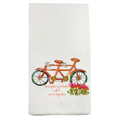 Bicycle For Two Hand Towel