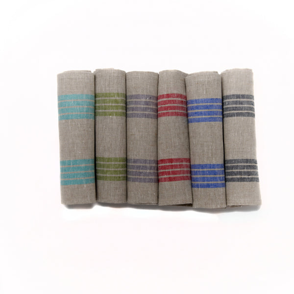 Deborah Rhodes French Stripe Napkins (set of six)