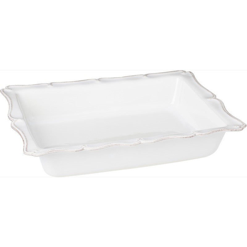 Juliska Berry & Thread Loaf Pan - Whitewash