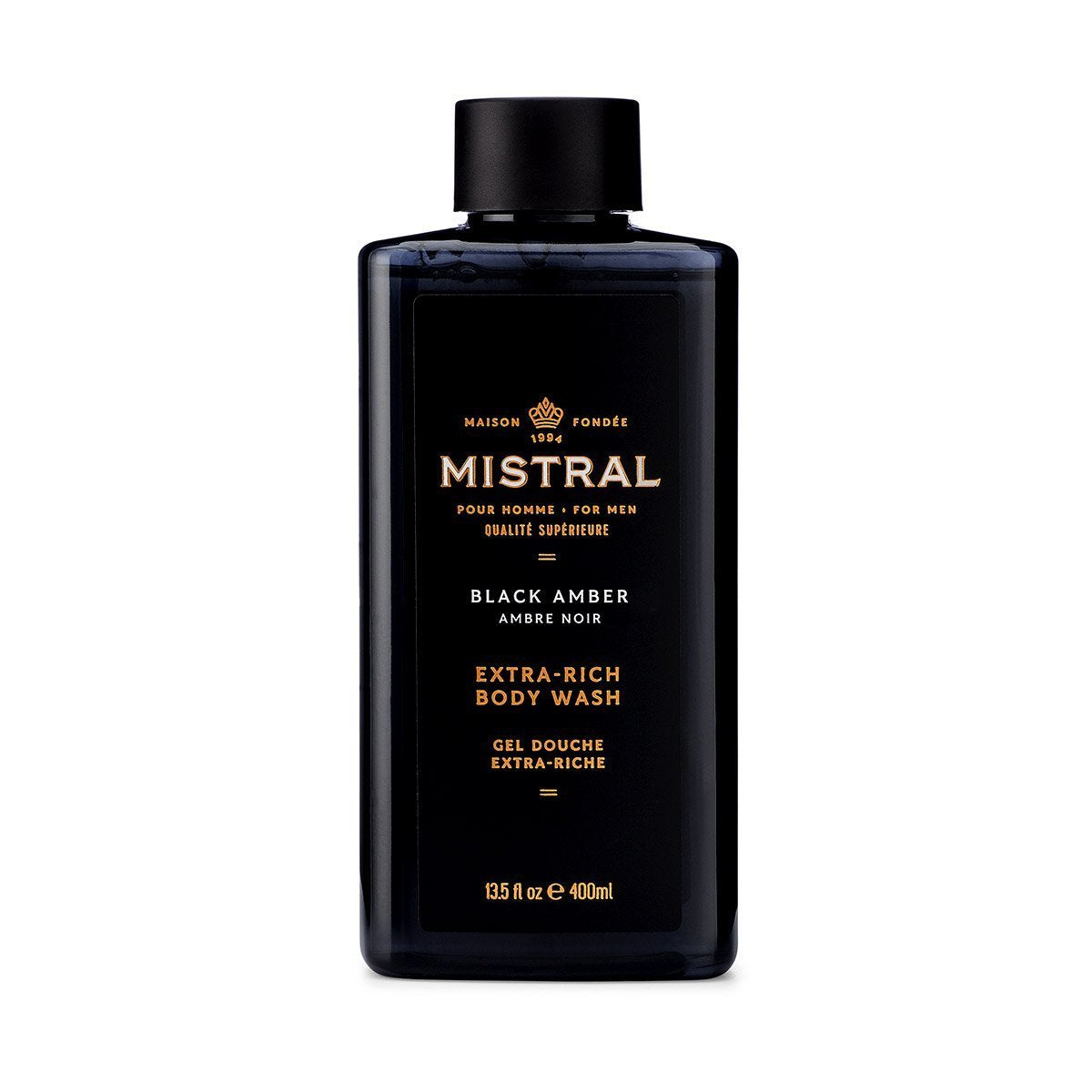 Mistral - Men's Bar Soap - Black Amber