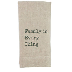 French Graffiti "Family Is Everything" Towel