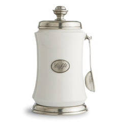 Arte Italica Tuscan Coffee Canister with Spoon