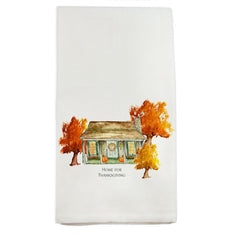 French Graffiti Home for Thanksgiving Hand Towel
