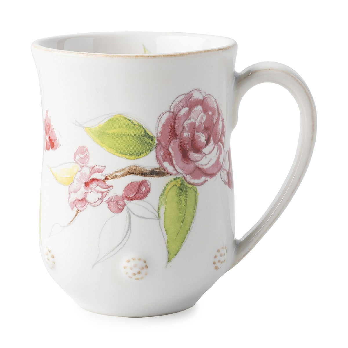 Berry & Thread Mug - Whitewash